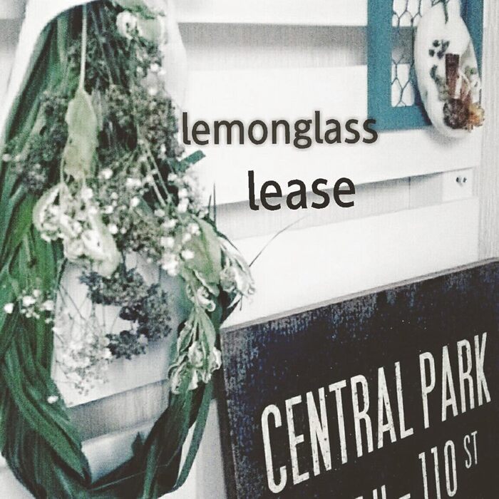 雑草じゃなく レモングラスです!で作る天然アロマのリース風