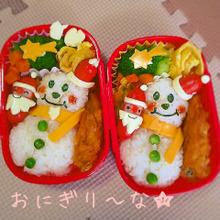 ゆきだるさんとミニサンタ