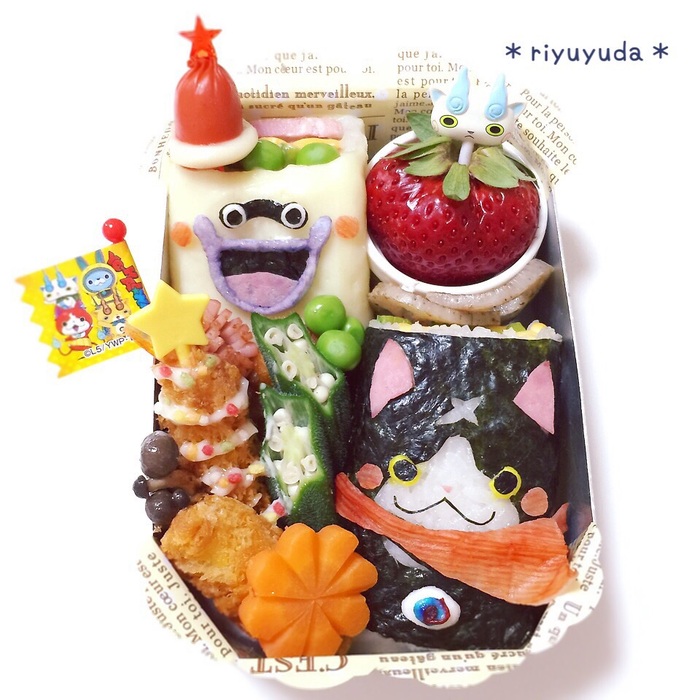 おにぎらずなフユニャン&ウィスパー☆