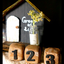 200円で3つ出来ちゃう♪かみねんどでナンバーキューブ