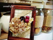 ペーパーナプキンと100均だけで素敵可愛い壁飾り♪