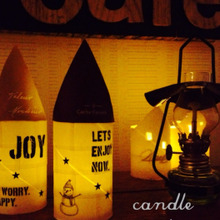 ペーパー芯+100均の簡単リメイクvol.2ハウス型キャンドルライト