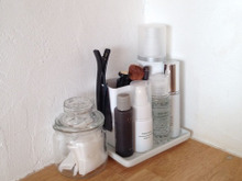 セリアのキャニスターをコットンケースに♪