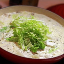 白菜たっぷり‼︎クラムチャウダー鍋☆