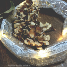 余った断熱シートでイルミネーションリース