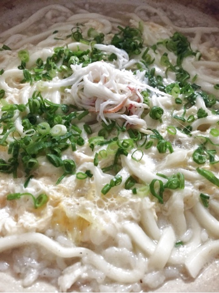 最後はやっぱりうどん雑炊!