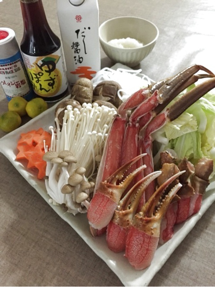 こだわりの食べ方でほっこりカニ鍋♪