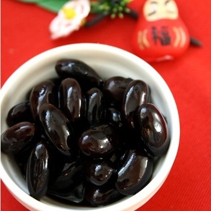 圧力鍋deおせちもね☆ツヤピカ黒豆