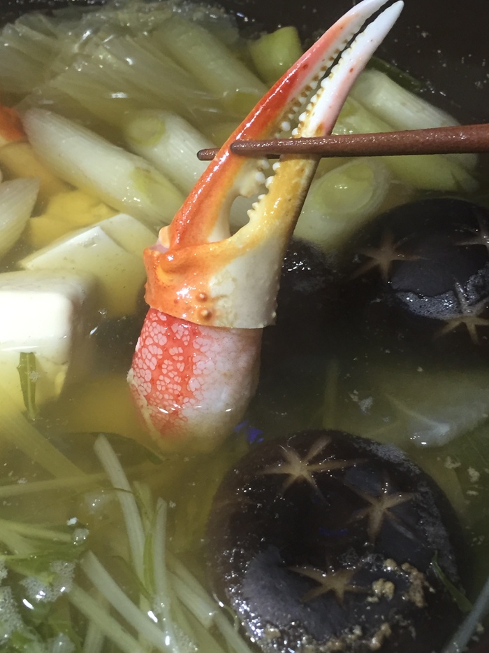 まずはカニ鍋‼︎