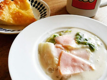 簡単❗10分で出来ちゃう白菜のとろ~りミルク煮 大人気メニュー♪