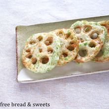 米粉でサクサク♪れんこんの磯部揚げ