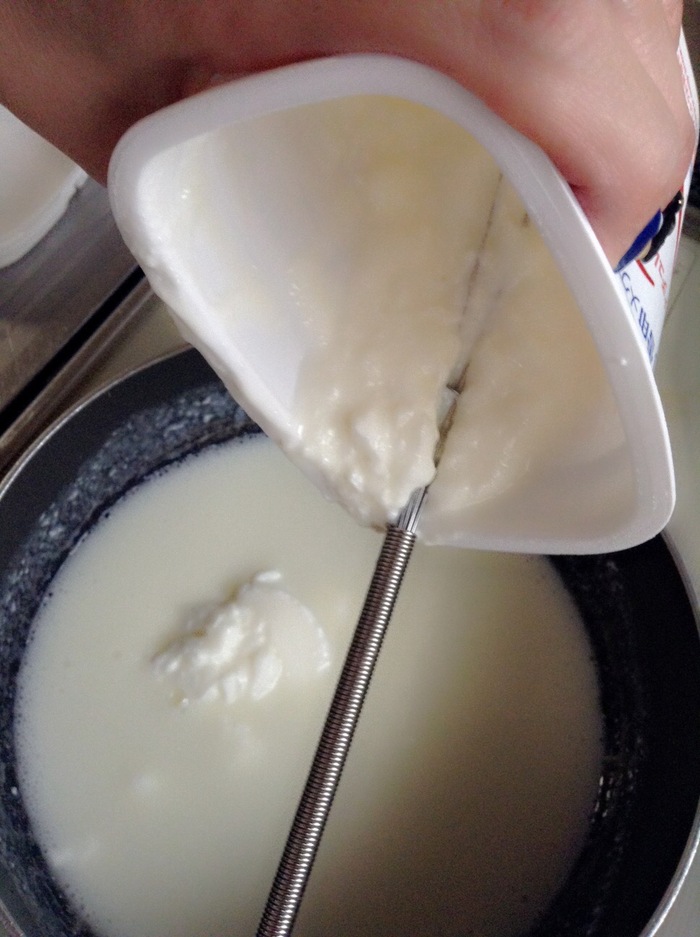 弱火で沸騰させちゃダメよ!