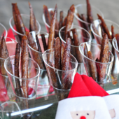 盛りつけ次第でパーティメニューに「ごぼうのバルサミコ炒め」