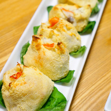 揚げずに詰める!サクサク蟹クリームコロッケ