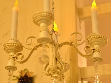 100均グッズでシャンデリア