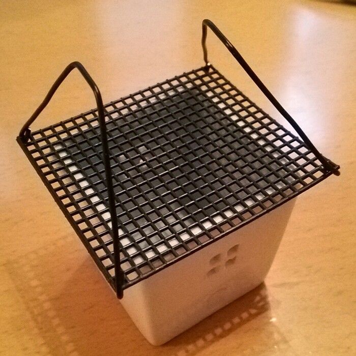 ワイヤーで屋根を作る