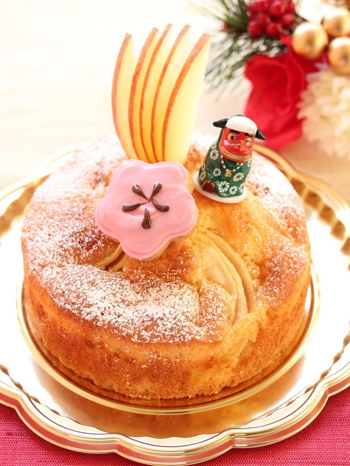 お正月のお菓子 ~ケーク オ ポム