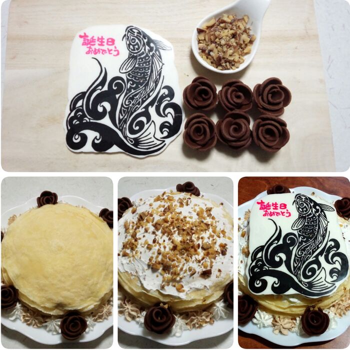 デコレーションをしていく。