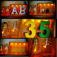 100均リメイク!ディスプレイ自由自在のライト付BOX&ライトガラス