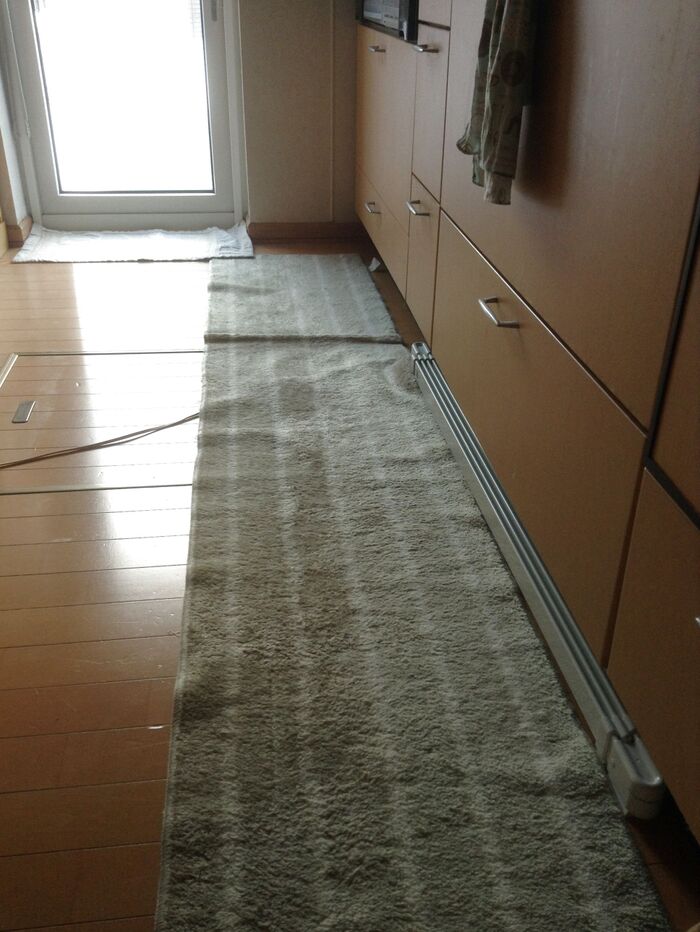 キッチンの足下