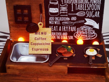 100均グッズで☆明かりの灯る♪ミニチュアキッチンの作り方!