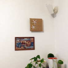 リビングの換気口回りを100均で飾り付け