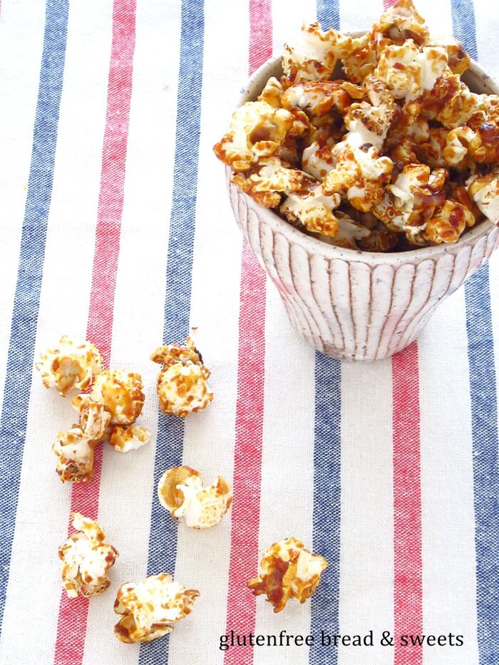 おうちおやつに☆豆乳キャラメルポップコーン