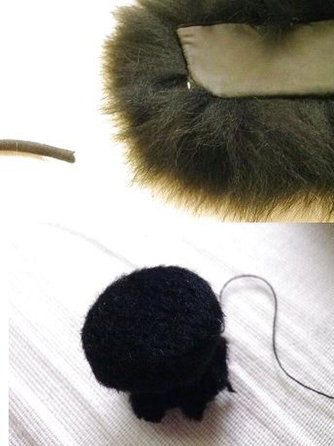 紐を切る・ボタンを作る