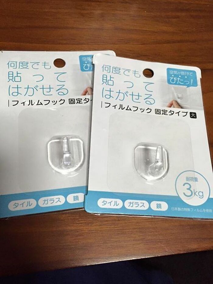 セリアさんのフック