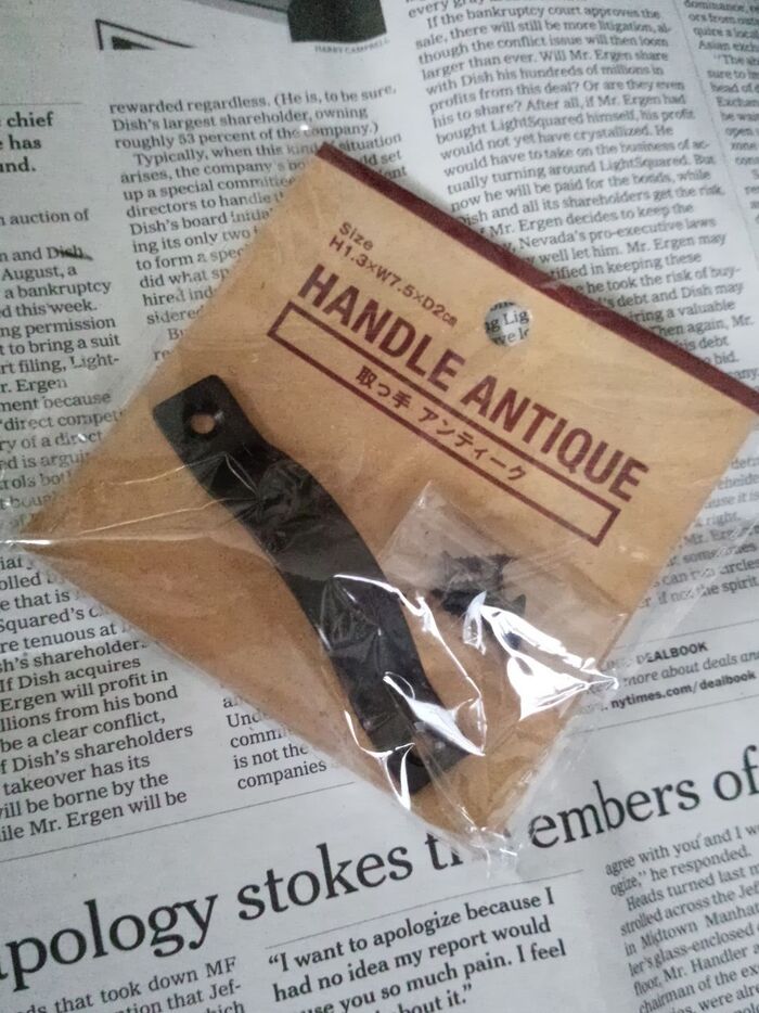 5.持ち手設置&ステンシル