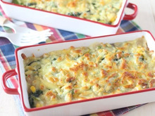 レシピ【ホワイトソース作り不要&風邪予防&老化防止に!!こまツナコーンのあっさりグラタン】