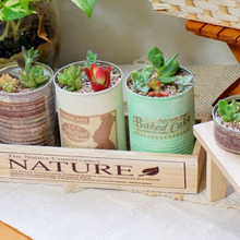 ペーパーナプキンで簡単リメ缶作り♪