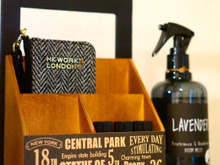 切らずに貼るだけ!フォトフレームを持ち手に!簡単移動式小物ラック