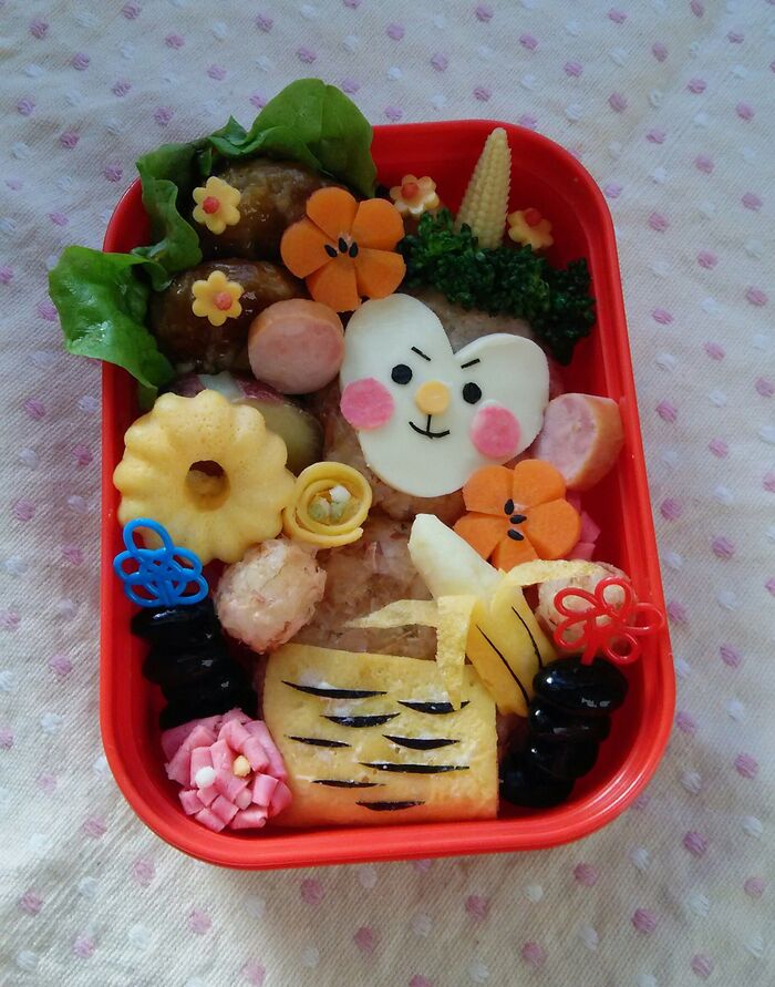 節分♪おさるのおにさん弁当～