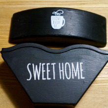 安可愛い♡100均グッズを簡単リメイク♪カフェ風コーヒーフィルターケース