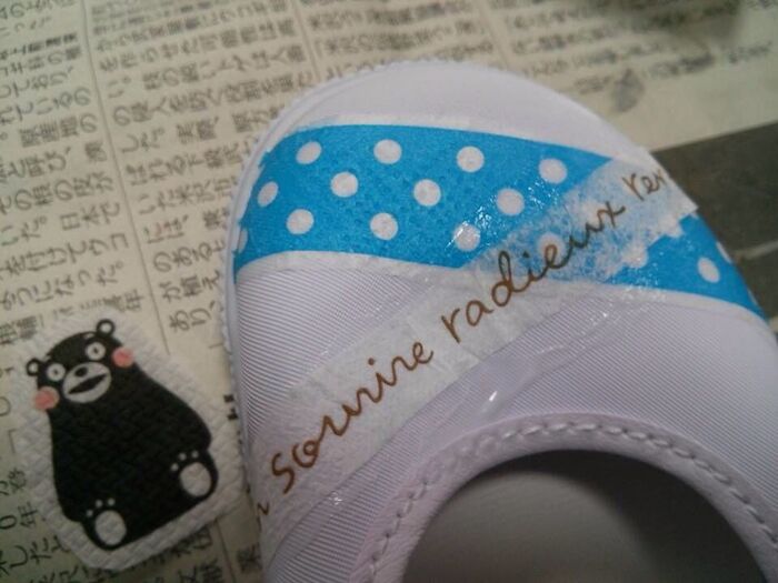 一箇所ずつ貼り付けていく