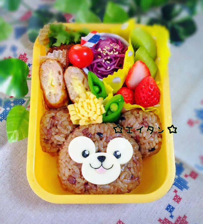 簡単ダッフィー弁当