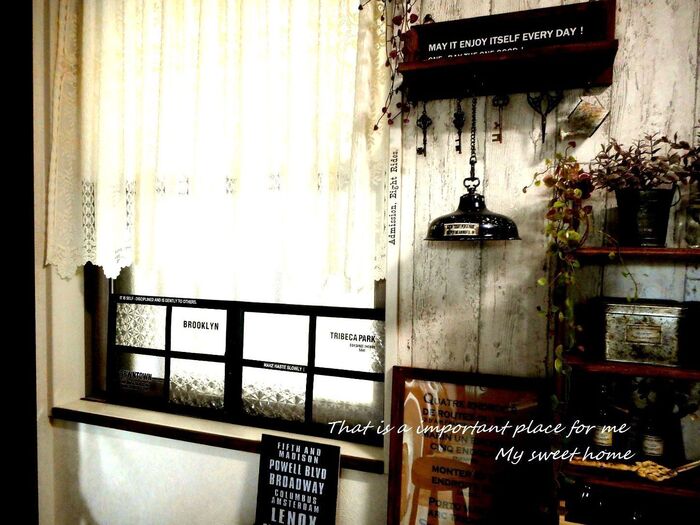 セリアで断熱効果アップ ↑ 男前風な窓枠作り