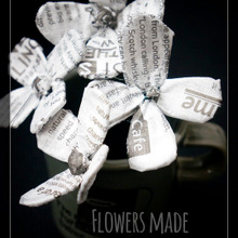 1輪10円以下で出来ちゃう☆園芸ワイヤーとペーパーナプキンで簡単!造花作り!