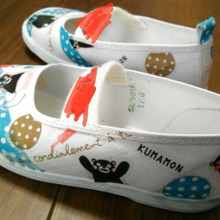 上履きデコパージュ初体験レポ。工程紹介!