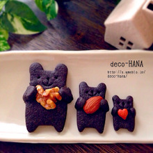 コスパ抜群☆100均の親子くまのクッキー型