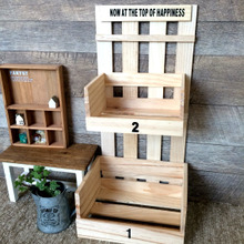 工具はボンドのみ☆100均3つでシェルフの作り方