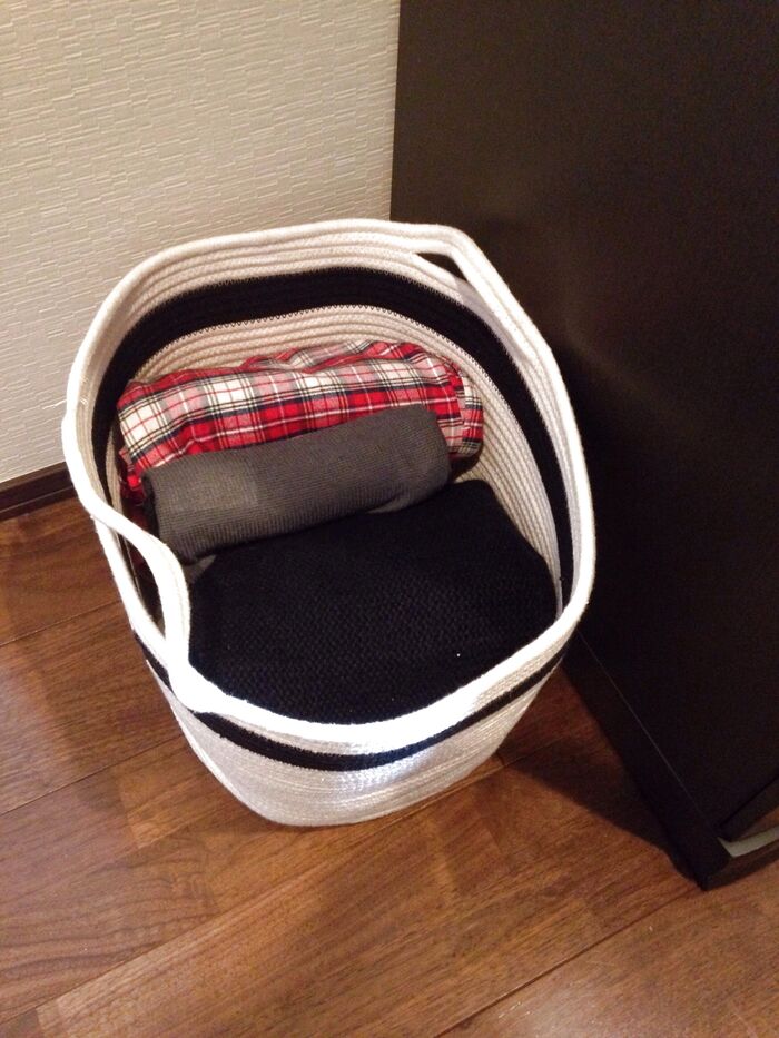 一度着た服を洗わない時には