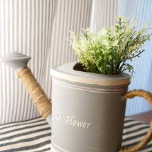 100均ジョーロをお金をかけずに簡単リメイク!!☆☆フレンチナチュラルに大変身☆☆