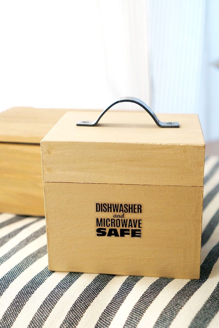 簡単☆100均桐箱リメイク!取っ手をつけて毎日使うコンタクトケースに♪