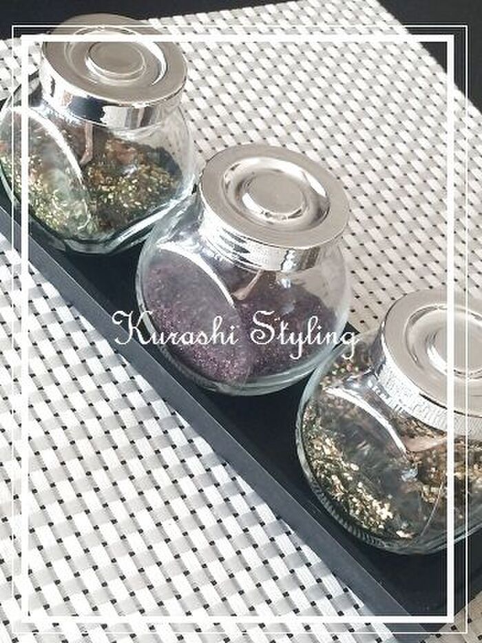 しぶ~い見た目のふりかけ・・・IKEAの保存瓶でオシャレに収納