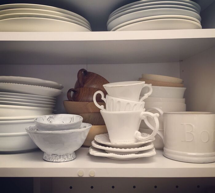 無料でカップボード(食器棚)を使いやすくする魔法♡‼︎