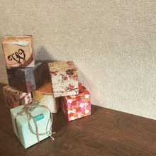 100均で作れるエレガント♡キューブBOX♡喜ばれラッピング&インテリア