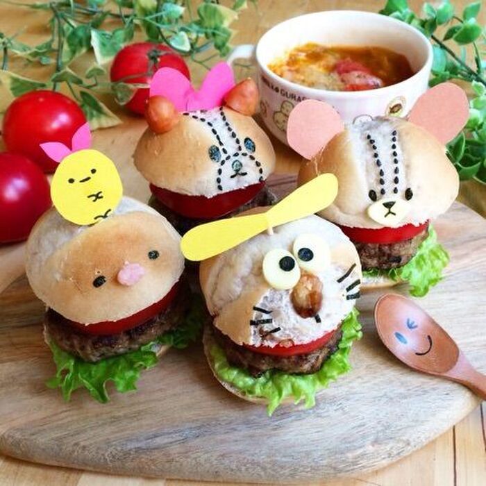 キッズの心を掴む♡キャラバーガー