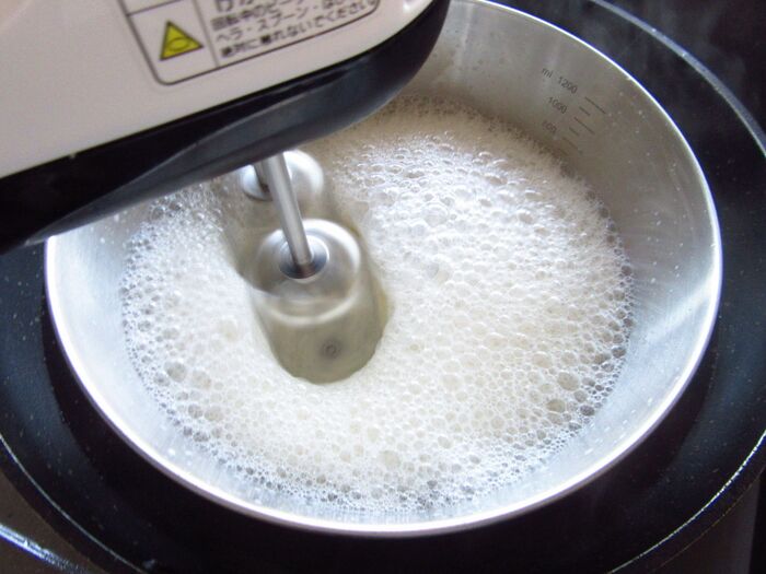 豆乳メレンゲを作る！